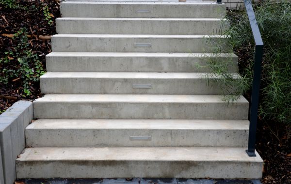 Poured Step Installation in Ashburn
