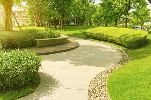 Cement Walkway Installation in Ashburn