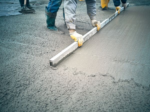 Cement Slab Installation in Ashburn