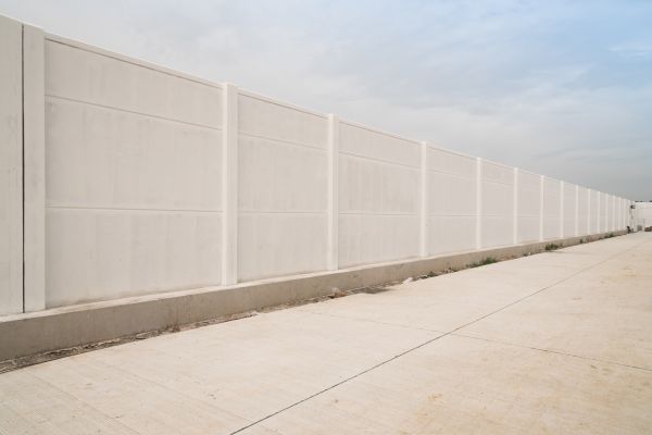 Concrete Fence Construction in Ashburn