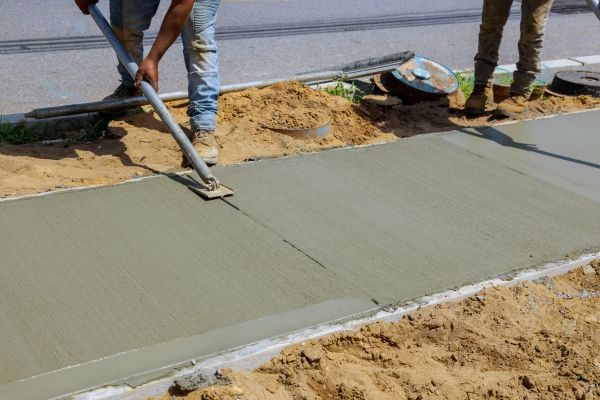 Cement Pathway Installation in Ashburn