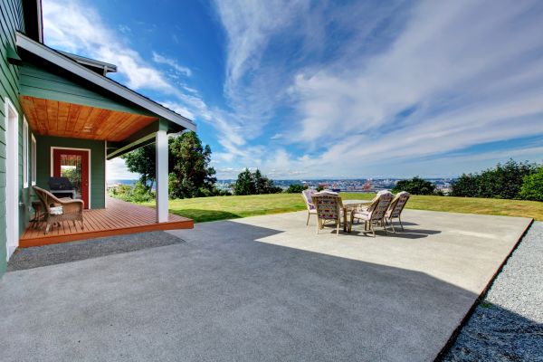 Backyard Concrete Paving in Ashburn