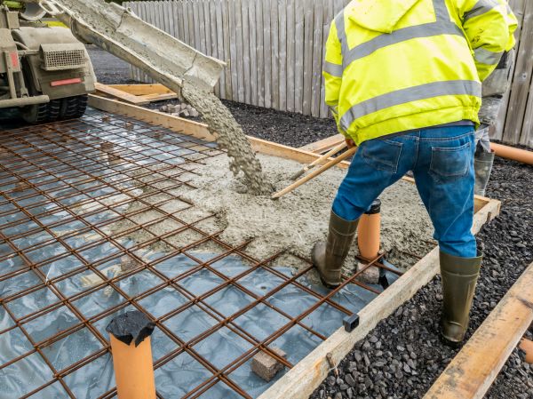 Basement Slab Pouring in Ashburn