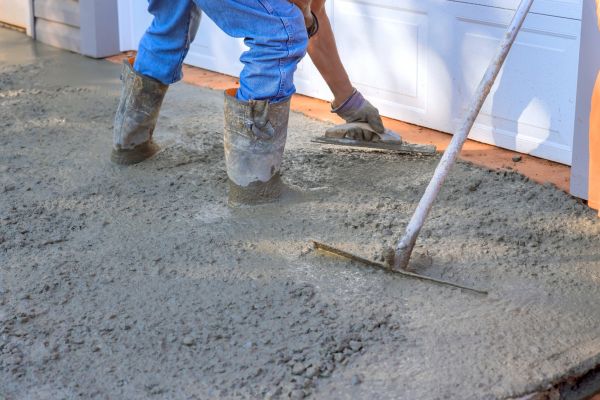 Driveway Slab Construction in Ashburn