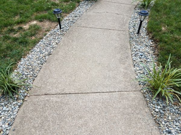 Cement Path Construction in Ashburn
