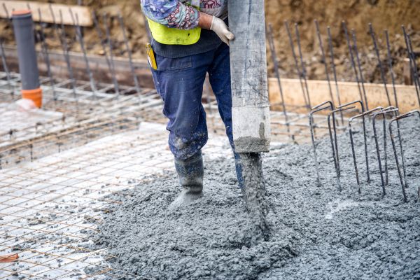 Cabin Foundation Pouring in Ashburn