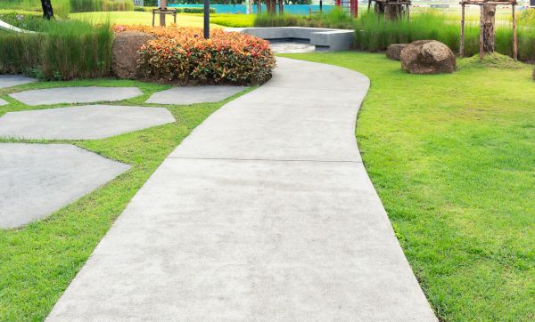 Concrete Sidewalk Installation in Ashburn